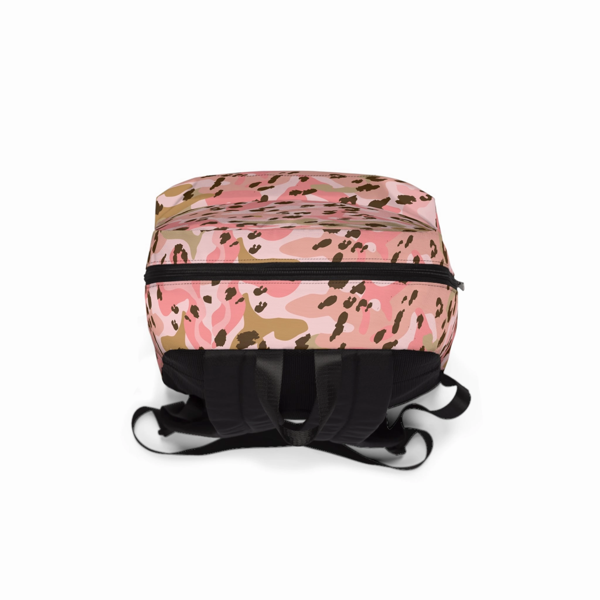 Backpack Unisex Classic Pink Leopard by Mariu del Campo.