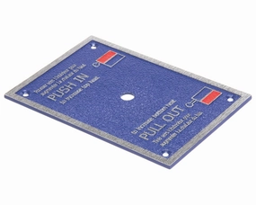 Bakers Pride Push-Pull Plate [Y6000] U1356A - Genuine OEM Replacement Part