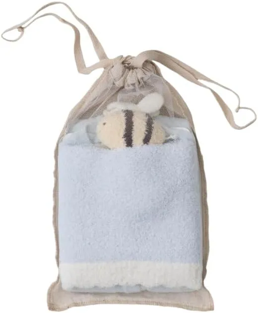 Barefoot Dreams® CozyChic Ultra Lite® Baby Bee Onesie Set, Blue, 6-12 Months