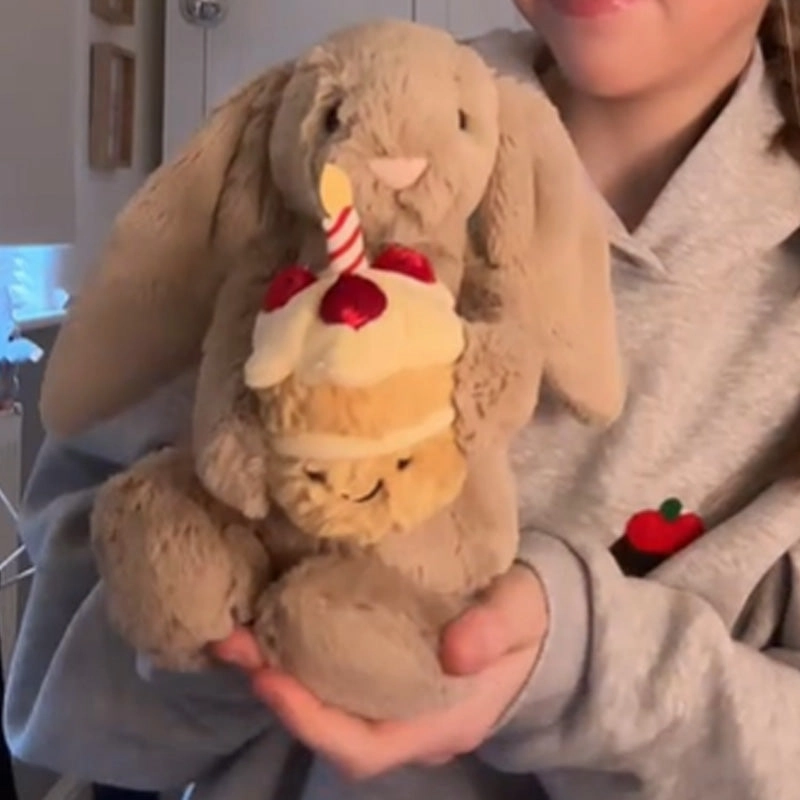 Bashful Beige Bunny Birthday