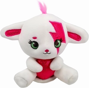Bauer Spielwaren Shoulderkins - Ziggy: Soft Plush Toy with Magnet to Place on the Shoulder, White (18037)