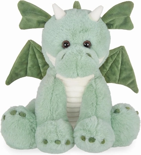 Bearington Collection Burnie Plush Dragon Stuffed Animal, 10.5 Inch