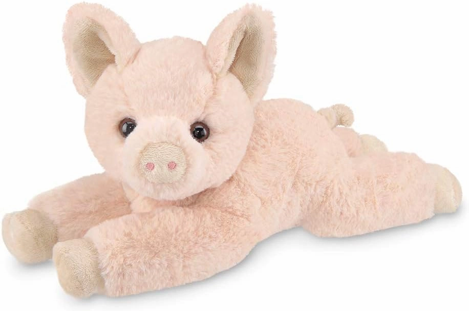 Bearington Pig E. Sue Plush Pig Stuffed Animal, 12 Inches