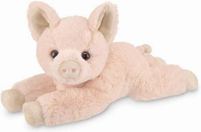 Bearington Pig E. Sue Plush Pig Stuffed Animal, 12 Inches