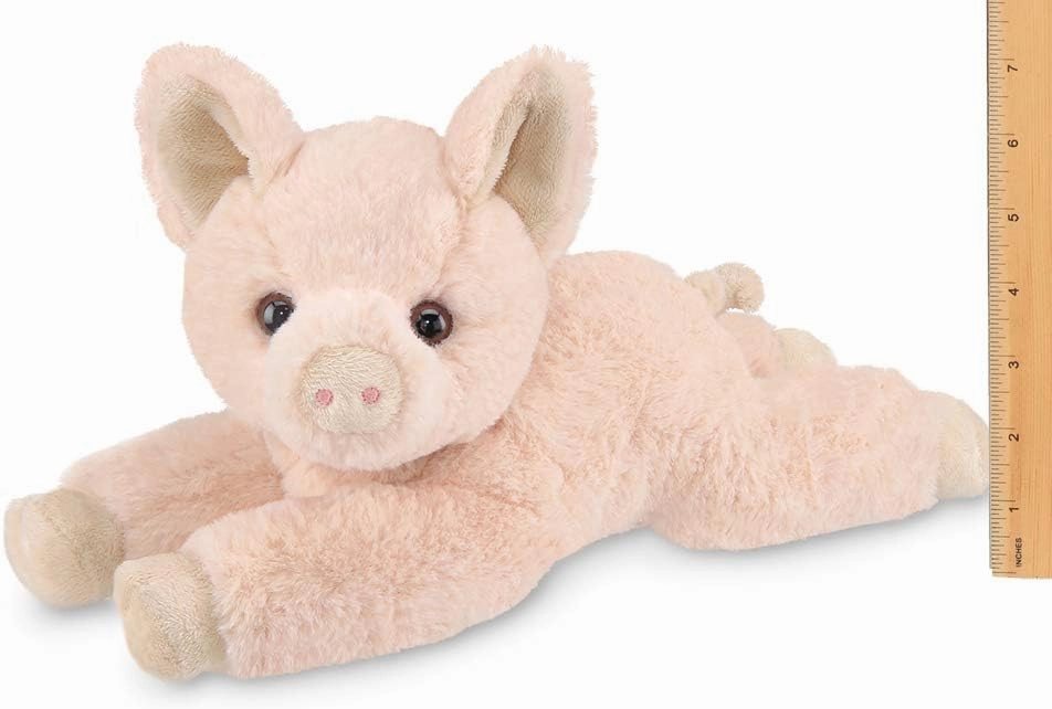 Bearington Pig E. Sue Plush Pig Stuffed Animal, 12 Inches