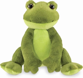 Bearington Ribbity Plush Frog Stuffed Animal, 8.5 Inches