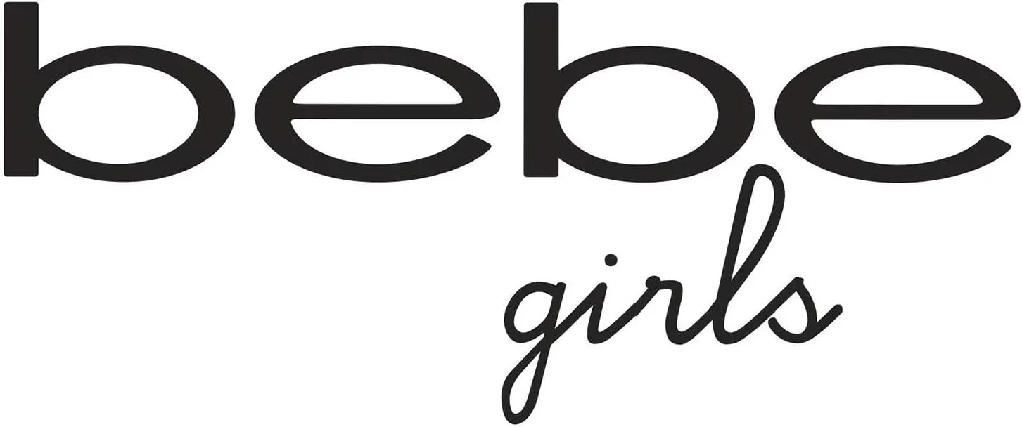 bebe Girls' Jogger Set - 2 Piece Sequin Fleece Zip Up Hoodie and Jogger Pants - Cute Matching Outfits for Girls (Sizes: 7-12)