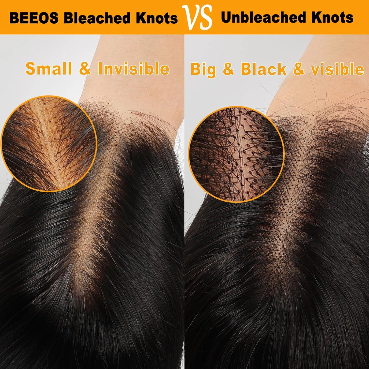 BEEOS SKINLIKE Real HD Lace Frontal Wigs, 13x4 Full Frontal Curly 250% Density Pre-Plucked Bleached Knots Invisible HD Lace Wig Natural Color Human Hair Wig 20 Inch