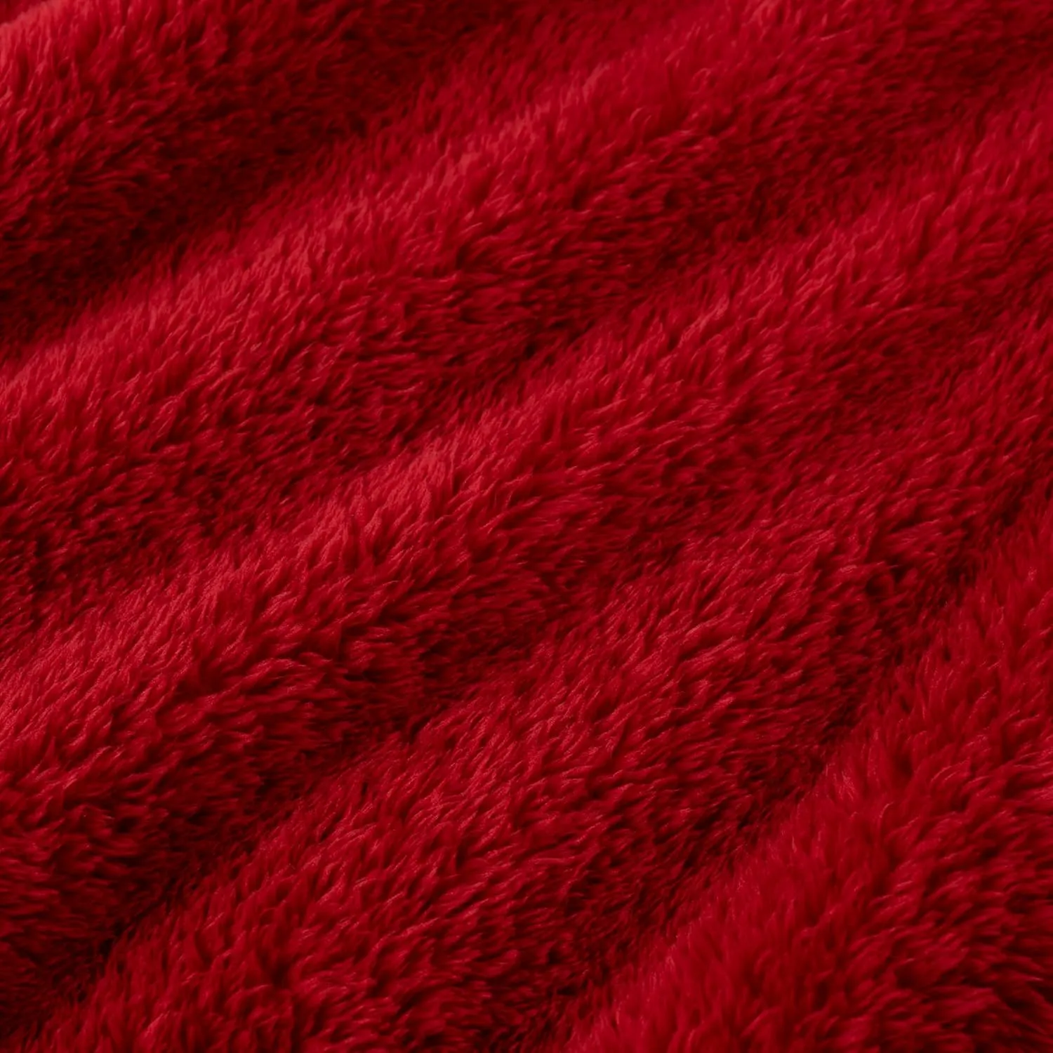 Berkshire Blanket Classic Extra-Fluffy™ Plush Blanket, Twin Size Bed Blanket, Soft Fuzzy Fluffy Long Hair Blanket for Couch Sofa Bed, Chili, 60x92 Inches