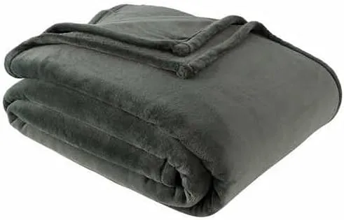 Berkshire Life LuxeLoft Blanket (Forest Green, Queen) Queen (98 in x 92 in)