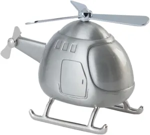 BESPORTBLE Helicopter Coin Bank Mini Piggy Bank for Adults Saving Money Box Cute Home Office Desktop Ornament Develop Saving Habits