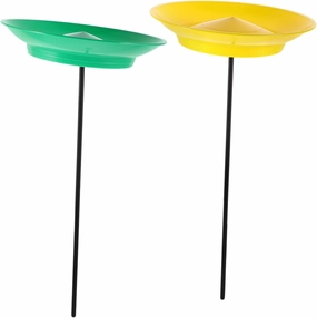BESPORTBLE 2pcs Plate Set Juggling Sticks for Circus Easy to Learn Juggling Toy for Beginners Multi Plates for Parties and Entertainment