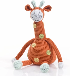 Best Years Fairtrade Crochet Giraffe, 1 EA