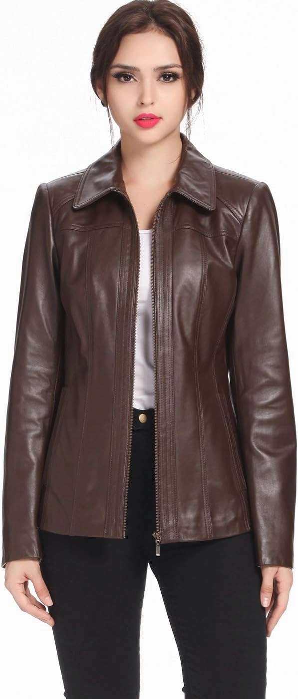 BGSD Women Ellen Lambskin Leather Jacket (Also available in Plus Size & Petite)