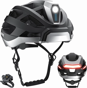 Bicycle Smart Cycling Helmet with Bluetooth Earphone, Headlight   Tail Light Warning Turn Signals - for E-Bikes, Scooters, Commuter, Mountain Bike