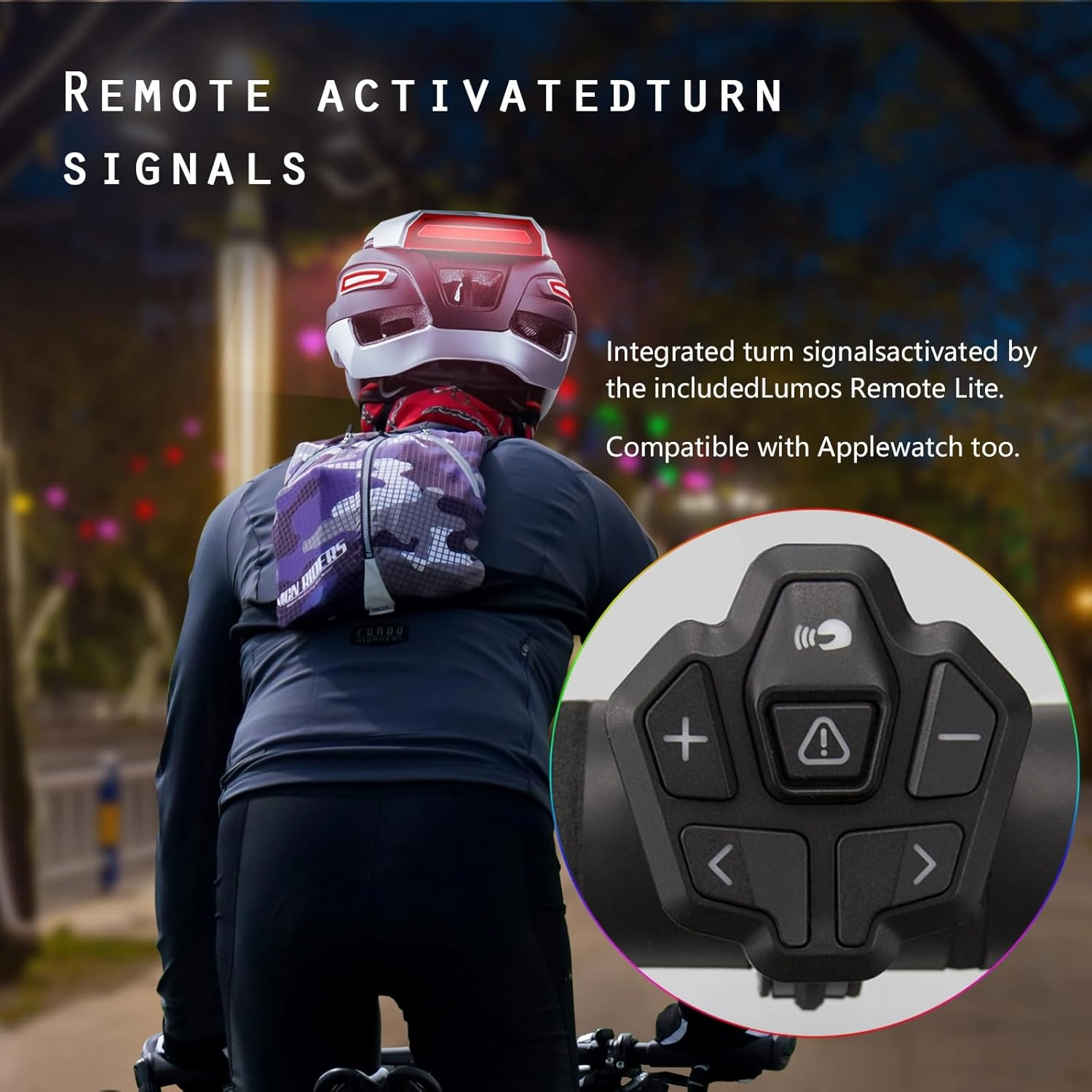 Bicycle Smart Cycling Helmet with Bluetooth Earphone, Headlight   Tail Light Warning Turn Signals - for E-Bikes, Scooters, Commuter, Mountain Bike