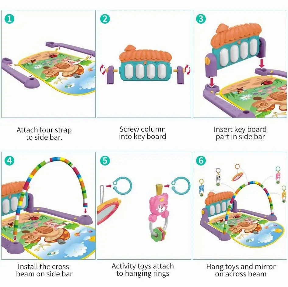 Bijou Baby Gym Activity Playmat