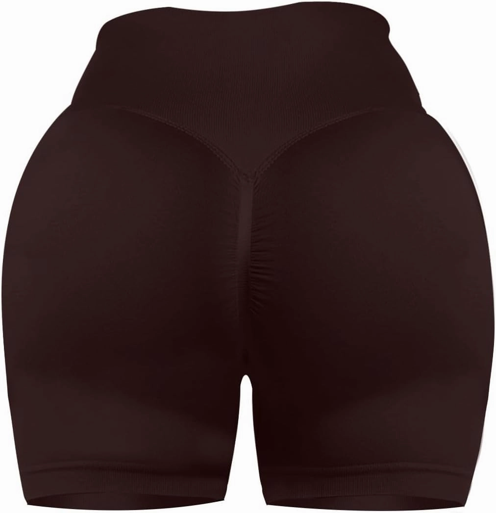 Biker Shorts for Women Women's High Waist Yoga Short Abdomen Training Running Yoga Pants Active Exercise Fitness