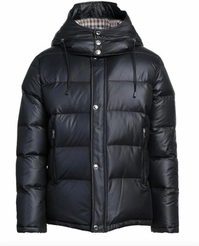 Black Polyester Men Men's Jacket