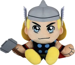 Bleacher Creatures Marvel Thor 8" Kuricha Sitting Plush- Soft Chibi Inspired Toy