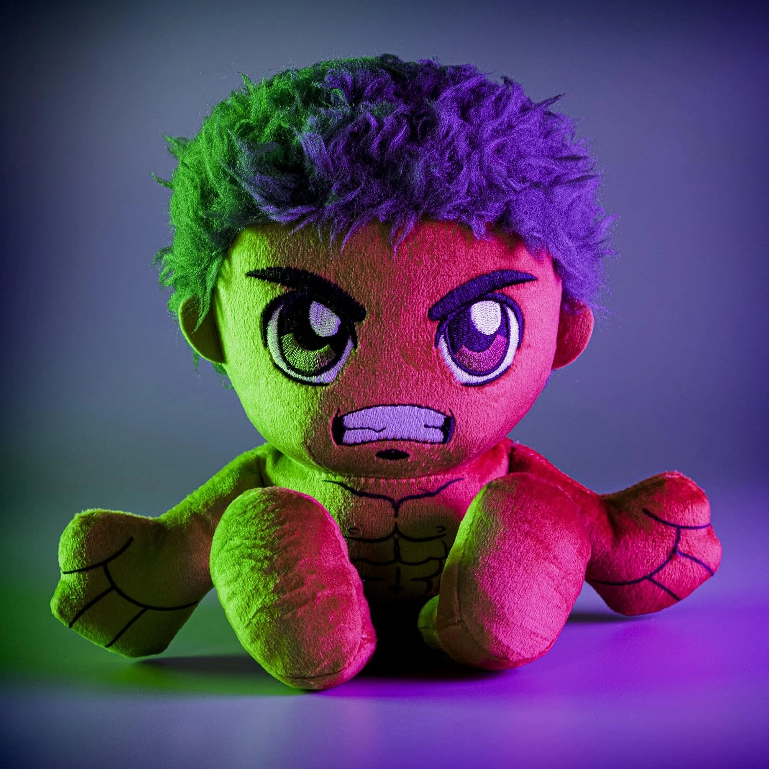Bleacher Creatures Marvel Hulk 8" Kuricha Sitting Plush - Soft Chibi Inspired Toy