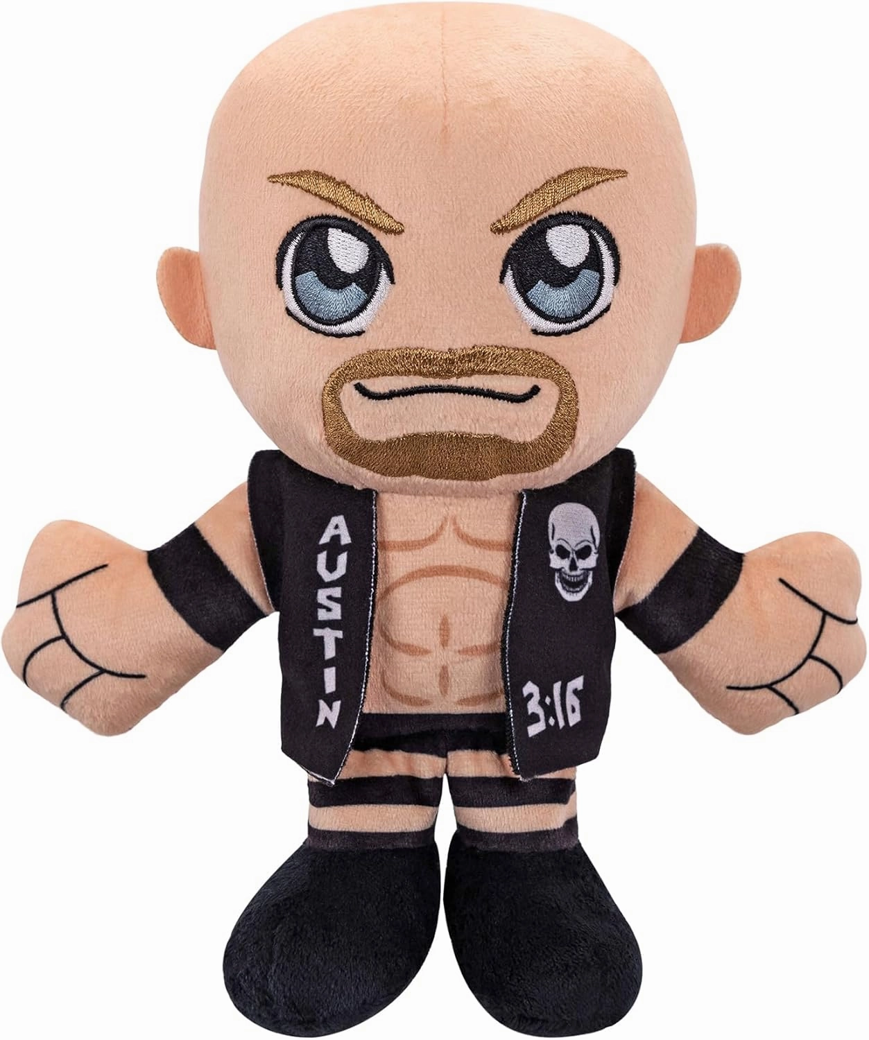 Bleacher Creatures WWE Stone Cold Steve Austin 8" Kuricha Plush - Soft Chibi Inspired Toy