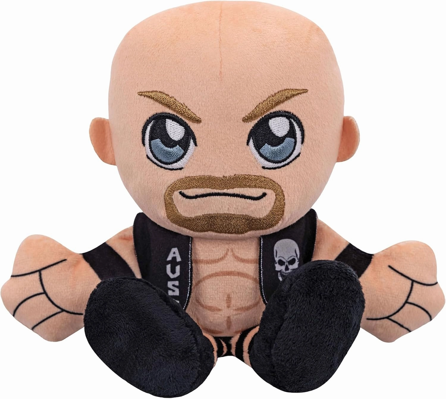 Bleacher Creatures WWE Stone Cold Steve Austin 8" Kuricha Plush - Soft Chibi Inspired Toy