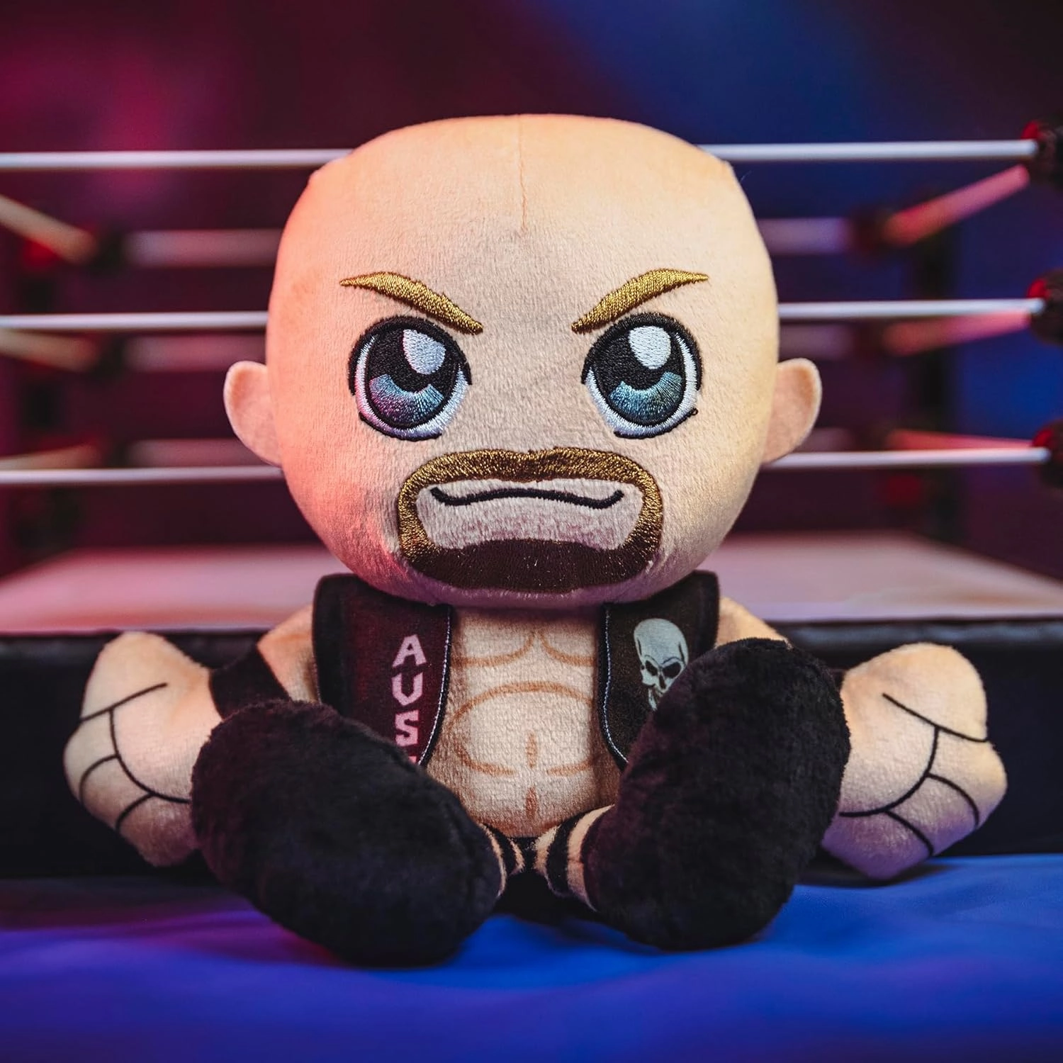 Bleacher Creatures WWE Stone Cold Steve Austin 8" Kuricha Plush - Soft Chibi Inspired Toy