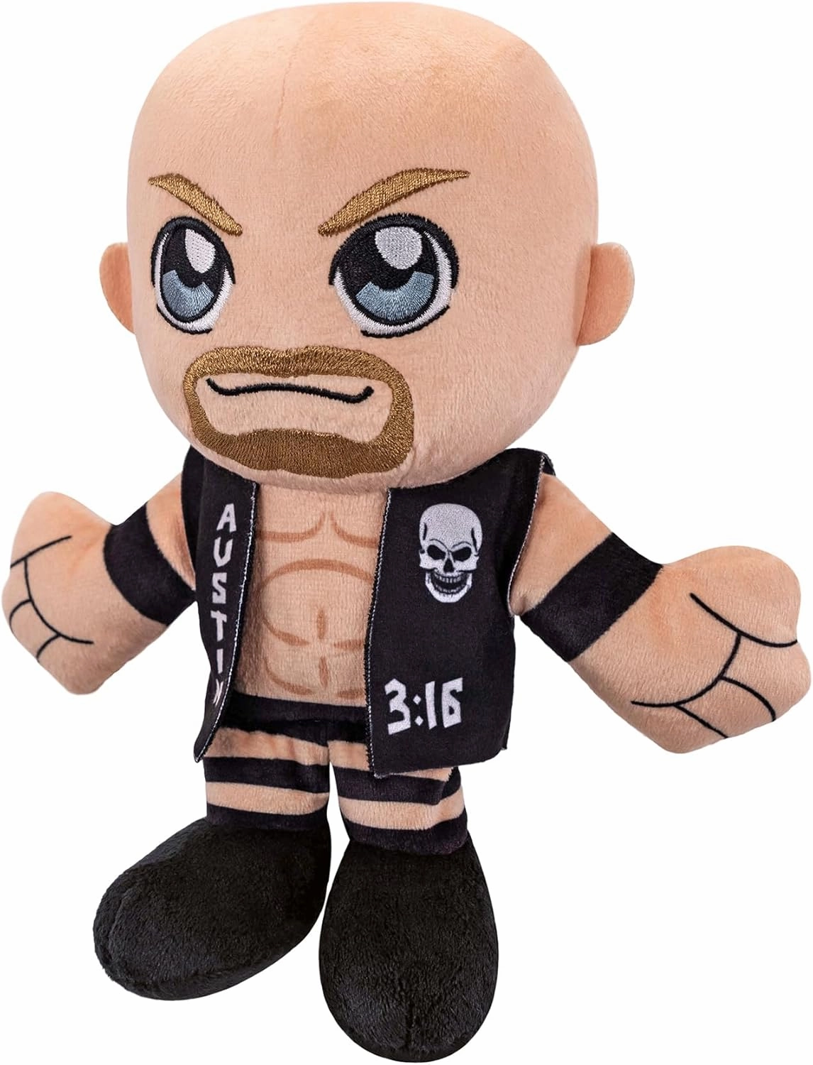 Bleacher Creatures WWE Stone Cold Steve Austin 8" Kuricha Plush - Soft Chibi Inspired Toy
