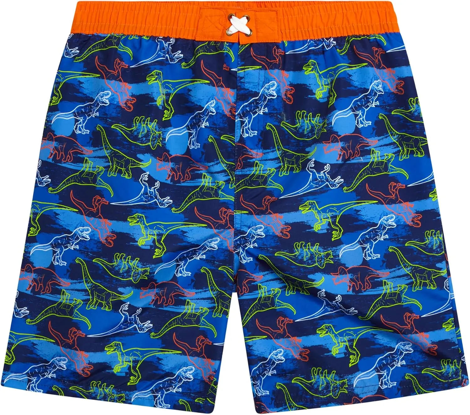 Boys Rash Guard Swimsuit Set – 4-Piece Kids Short Sleeve Bathing Suit Swimwear Sets (Sizes: 5-12)