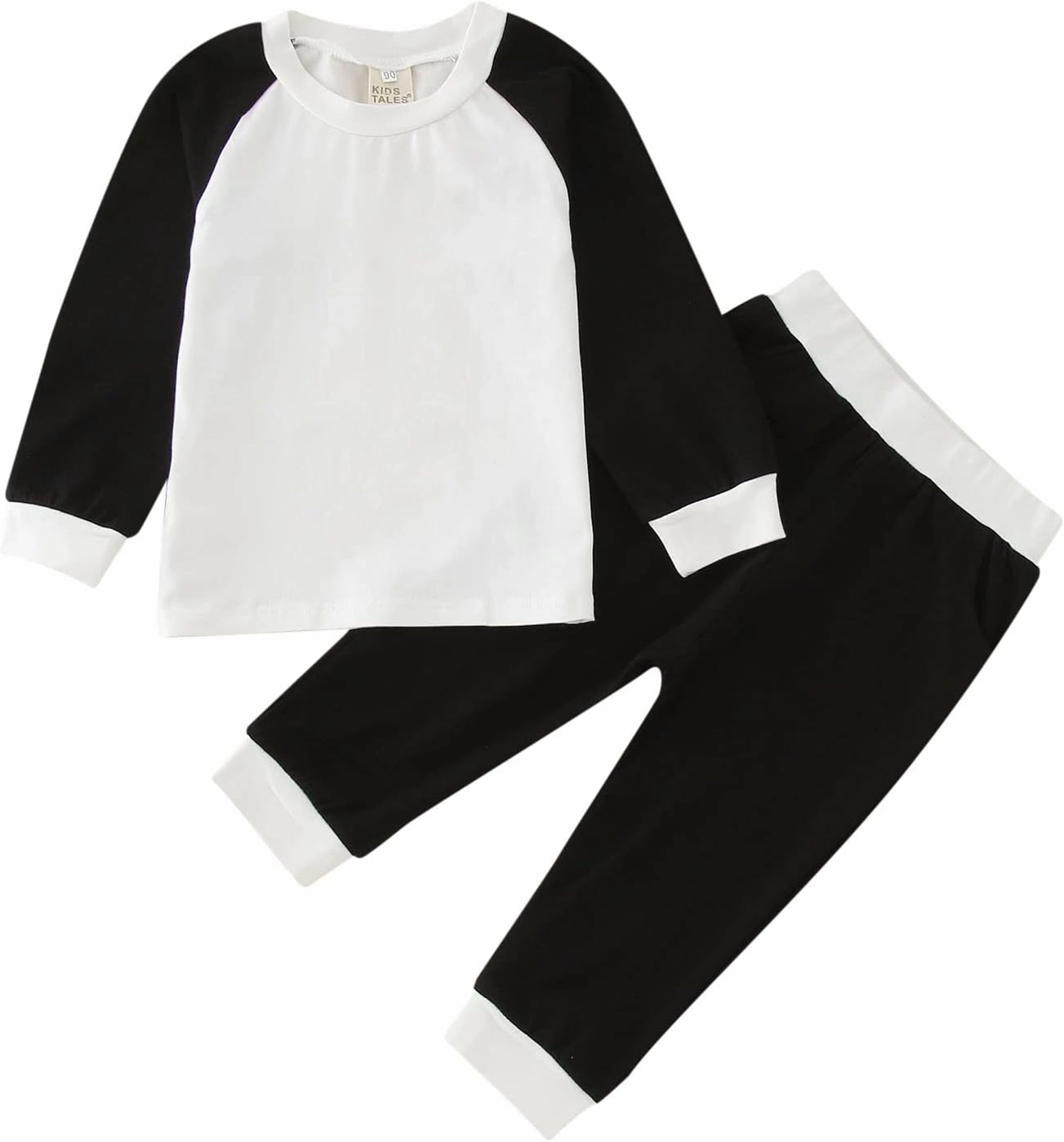 Boys Cotton 𝐏ajama Sets Long Sleeve Toddler Kids Top Bottoms with Pockets 2 Piece 𝐏js Set Little Girls Soft 𝐒leepwear