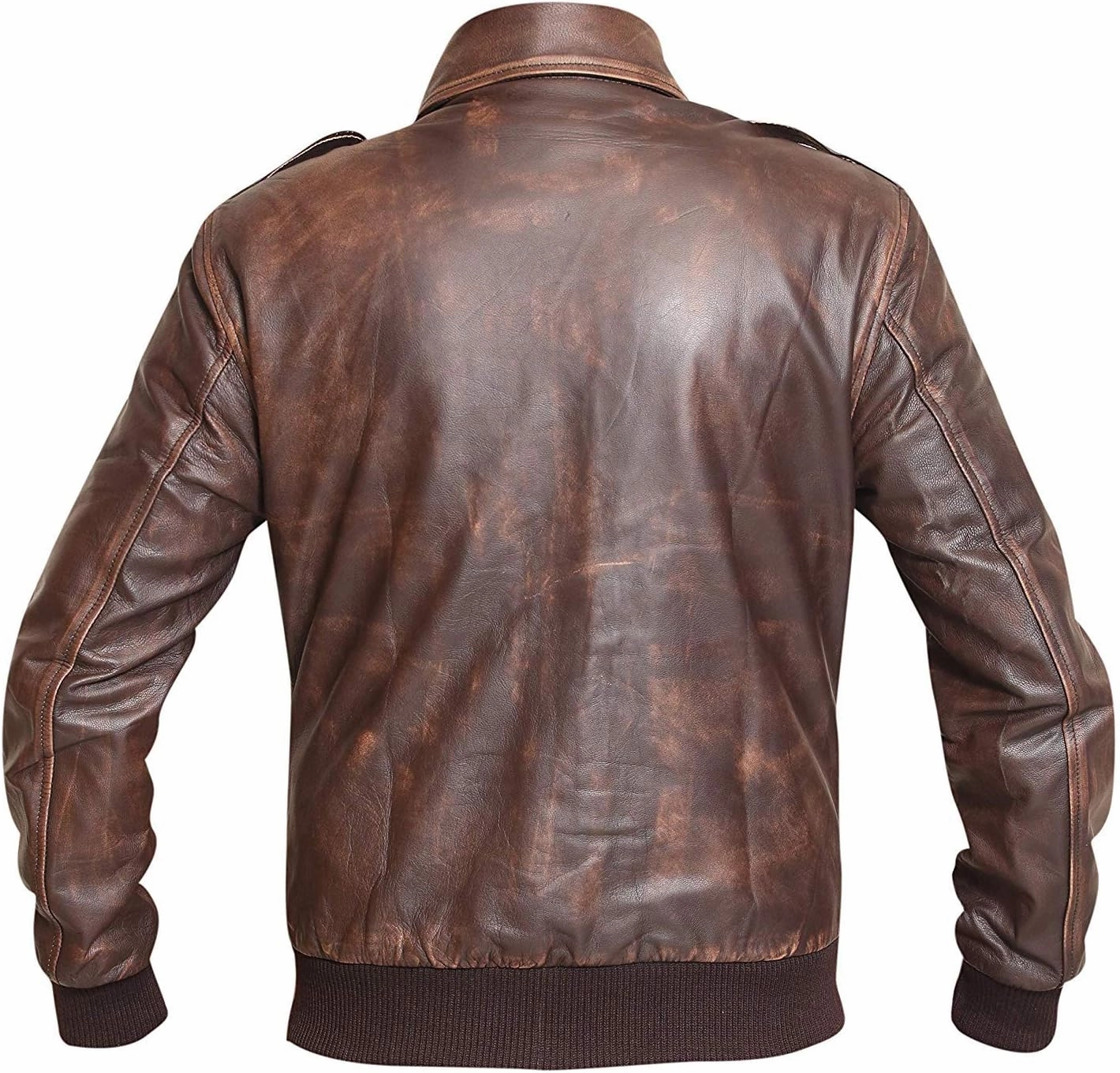 Brown Aviator Bomber Real Leather Jacket – A Classic for Aviation Enthusiasts