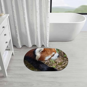 Brown Green Diatomaceous Earth Bath mat Africa Panda Activity Eco Photo Super Absorbent Fast Drying Non-Slip Diatomite Mud Bathroom Rugs Jungle Animals 15.7x23.6 Inches
