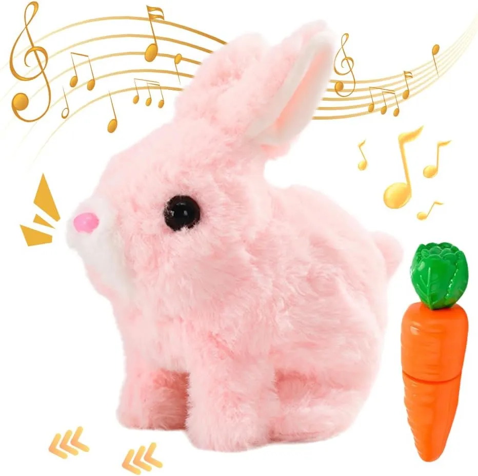 Bunny - Interactive Realistic Bunny Toy, Pink