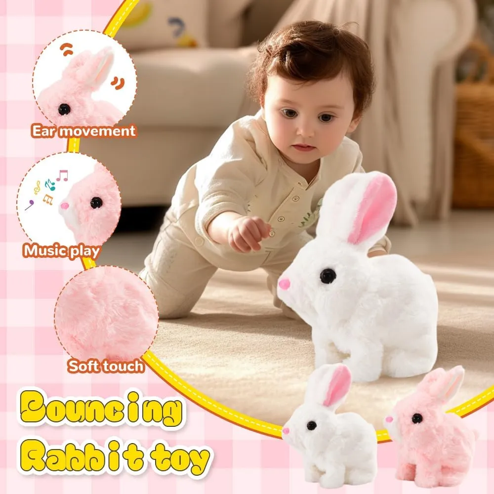 Bunny - Interactive Realistic Bunny Toy, Pink