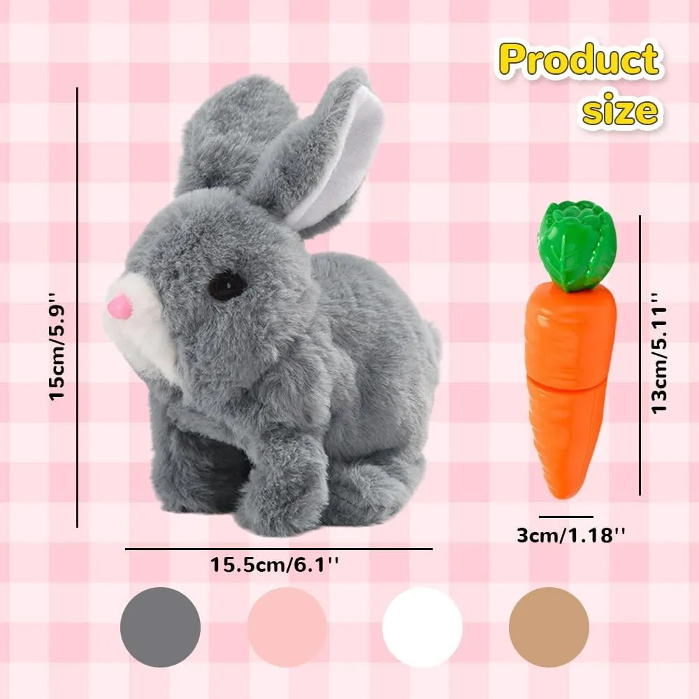 Bunny - Interactive Realistic Bunny Toy, Pink
