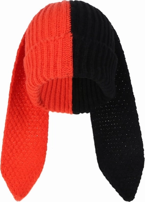 Bunny Beanie Hats for Women Cute Rabbit Beanie Crochet Hats Winter Cap Warm Skull Cap Outdoor Ski Slouchy