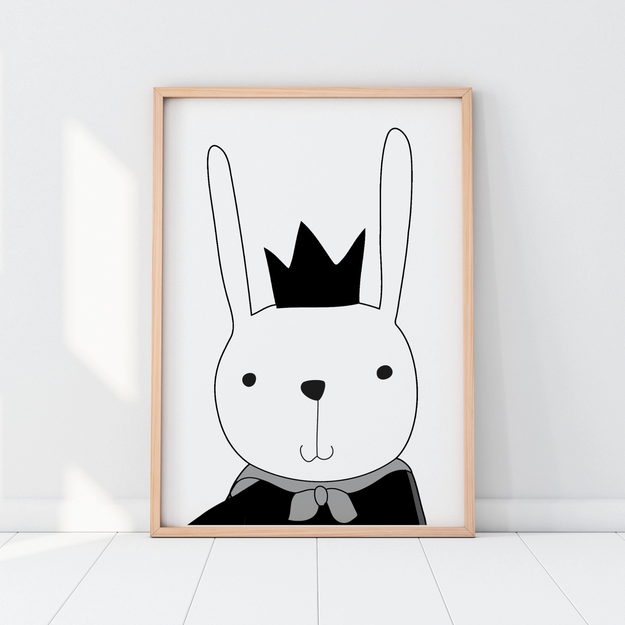 Bunny King Print