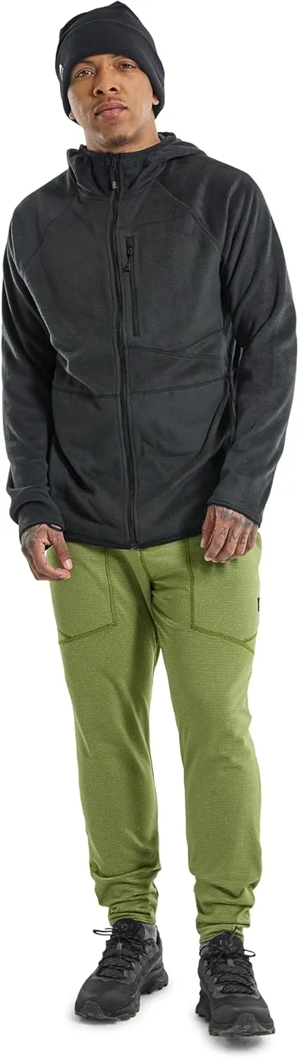 Burton Men's Stockrun Warmest Hooded Full-Zip Fleece