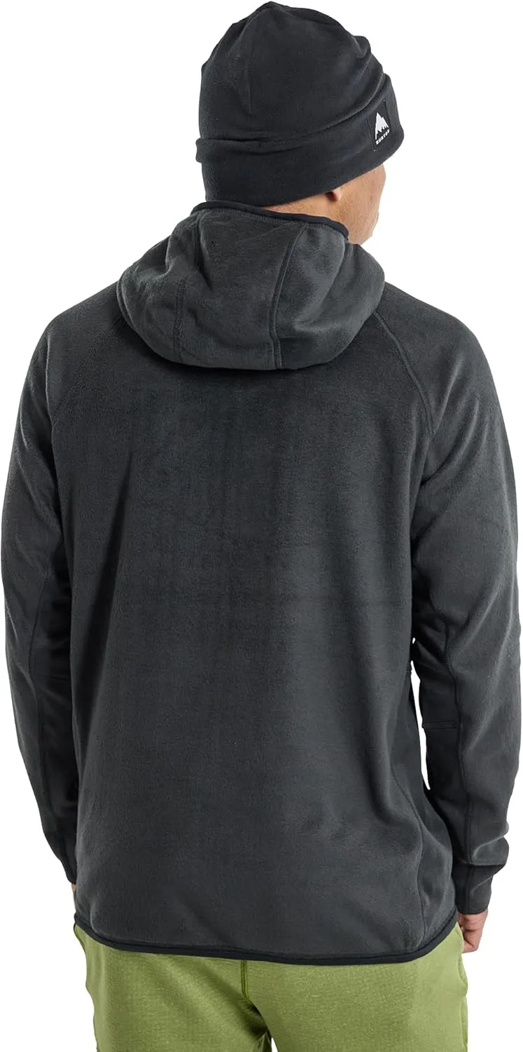 Burton Men's Stockrun Warmest Hooded Full-Zip Fleece