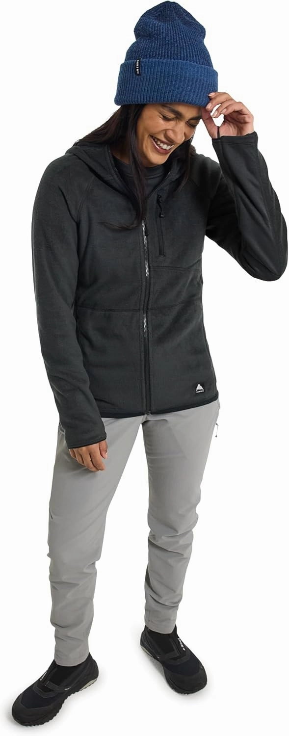 Burton Women's Stockrun Warmest Hooded Full-Zip Fleece