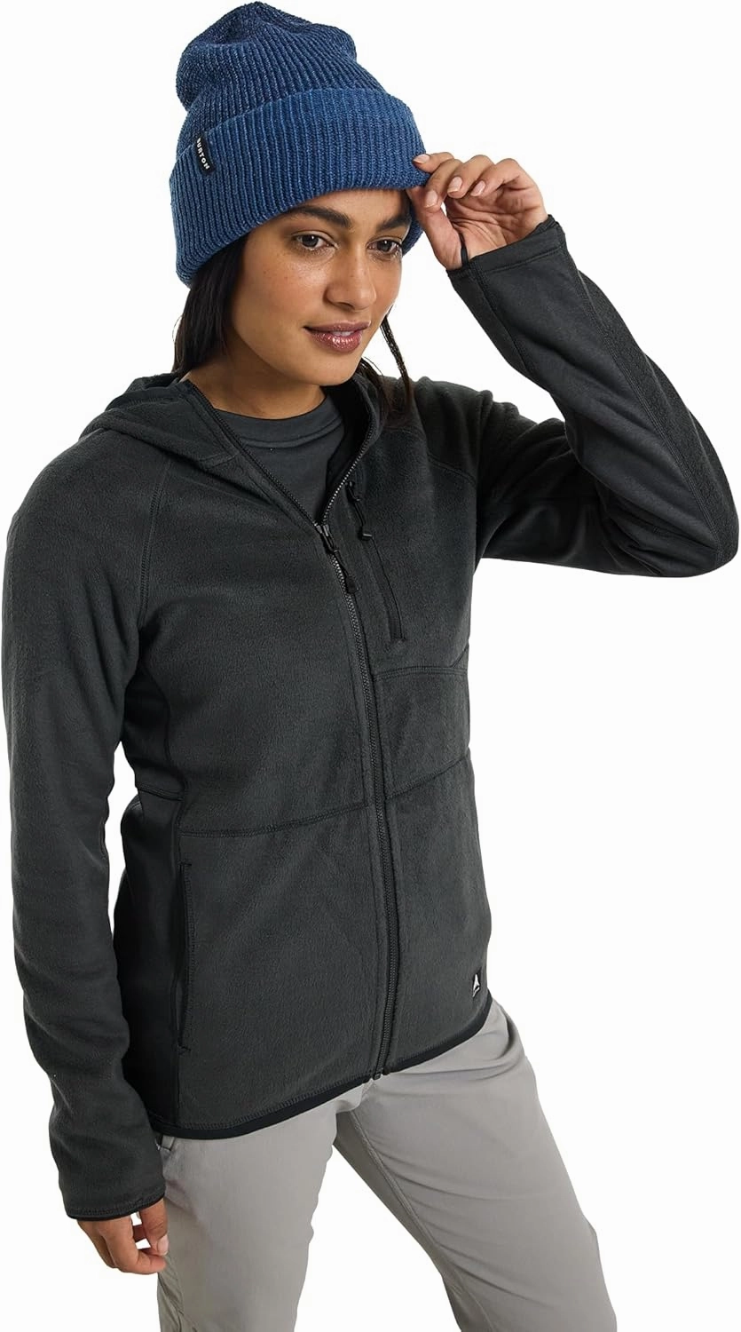 Burton Women's Stockrun Warmest Hooded Full-Zip Fleece