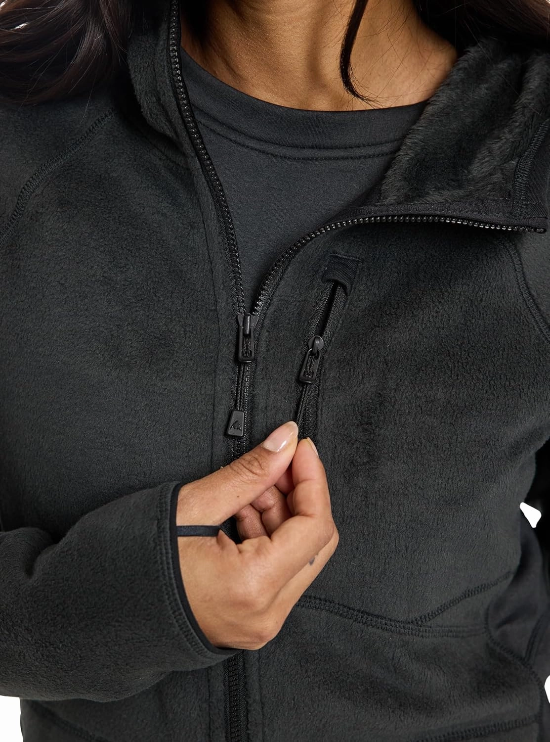Burton Women's Stockrun Warmest Hooded Full-Zip Fleece