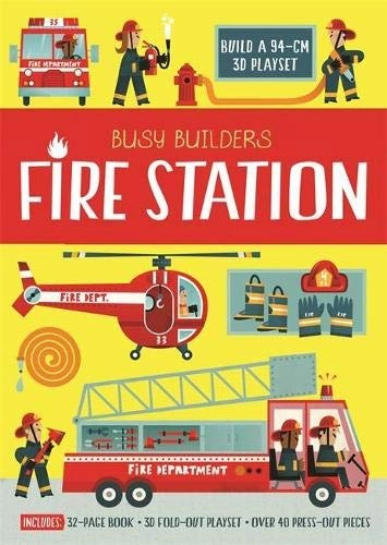Busy Builders Fire Station - Hardback