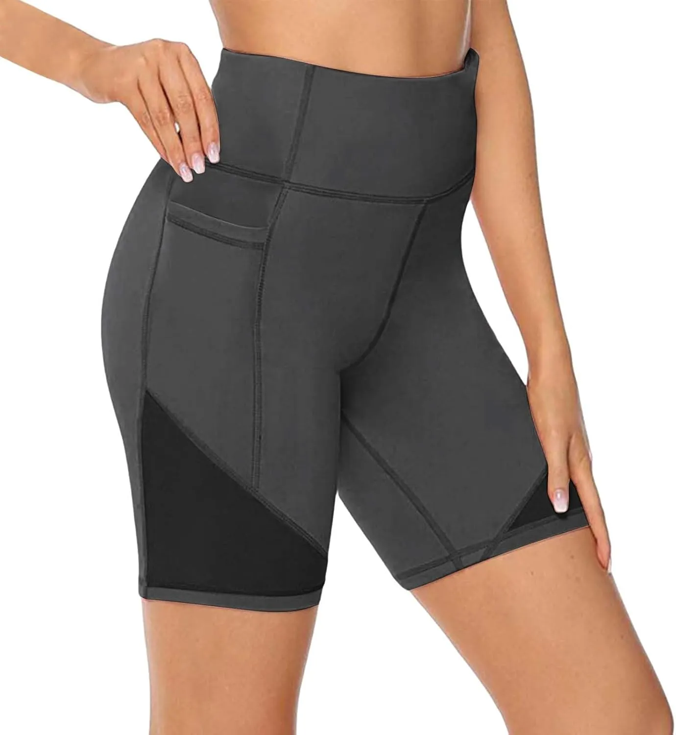 Buttery Soft Shorts Women Butt Lifting Shorts Pockets High Waisted Biker Anti Cellulite Up Gym Yoga Running Sport