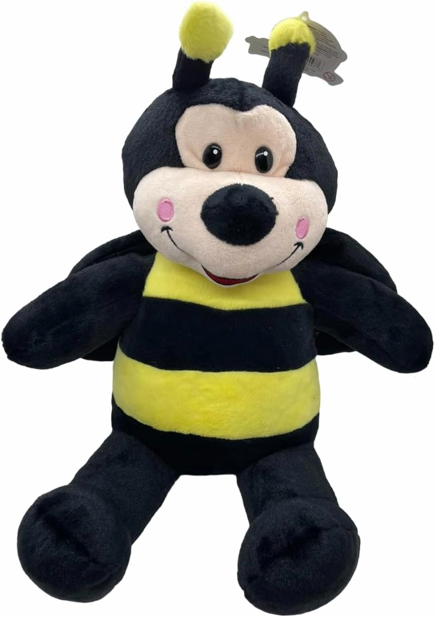 Buzz The Bee 16 inch Plush Buddy – Adorable Soft Stuffed Bee Toy for Kids, Ideal Cuddle Companion and Learning Pal, Ideal Birthday for Toddlers