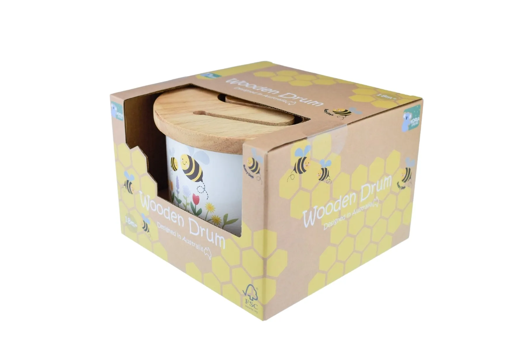 Buzzy Days Wooden Drum