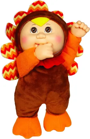 Cabbage Patch Kids Cutie Collection Tilly The Turkey, 9" - Collectible, Adoptable Baby Doll Toy Figure - Officially Licensed - Easter Basket Stuffer Gift for Kids, Girls, Boys