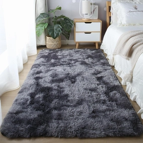 CAIYUECS Shag Area Rug 3x5 foe Bedroom, Ultra Soft Plush Rugs for Bedroom Living Room, Non-Skid Modern Nursery Faux Fur Rugs for Kids Room