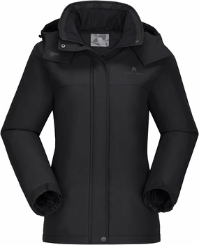 CAMEL CROWN Women's Ski Jacket Winter Snow Coat Warm Fleece Mountain Waterproof Female Jacket Snowboarding jackets